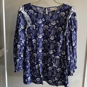 Universal Thread Navy and White Floral Dress